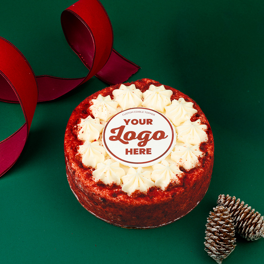 Custom logo cake for corporate gifting